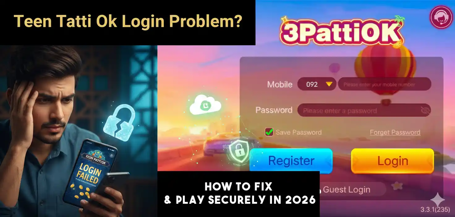 Teen Patti Ok Login Troubleshooting